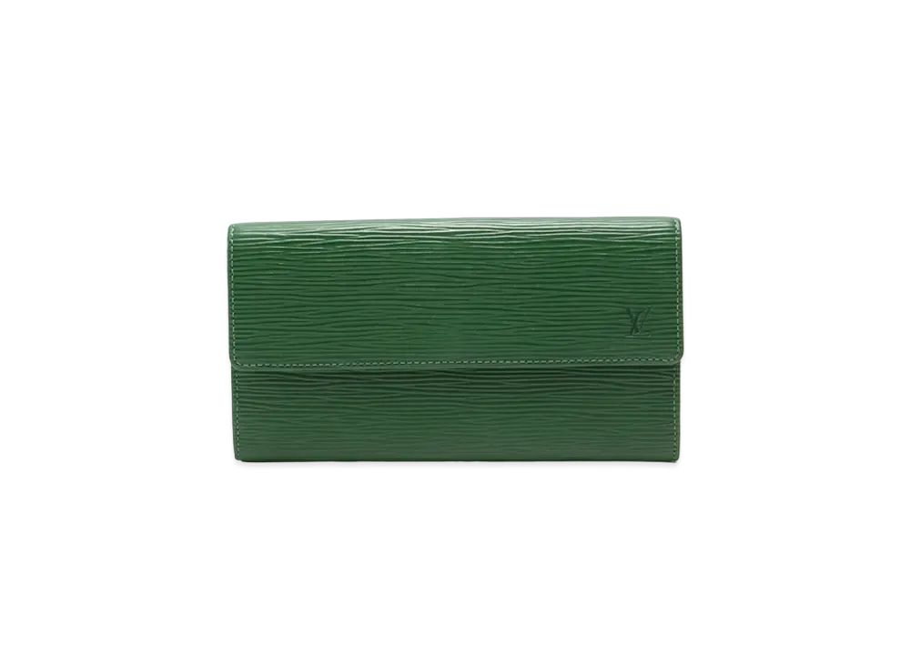 ルイヴィトン エピ ポシェット ポルトモネ カルトクレディ "ボルネオグリーン" M63574