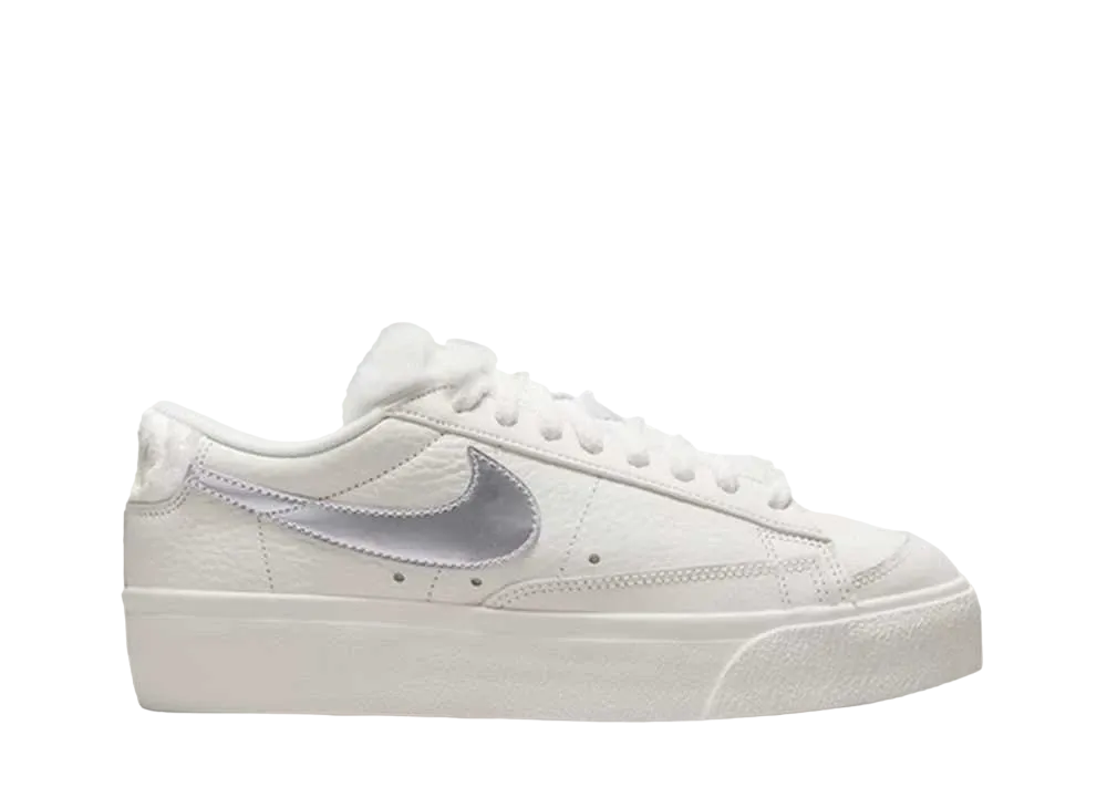 Nike Women's Blazer Low Platform "Faux Sherpa Fur"
