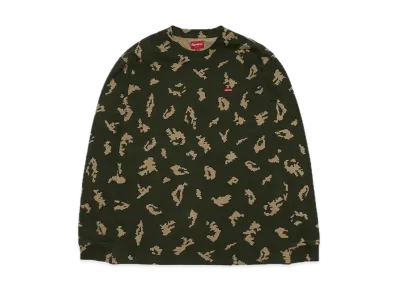 Supreme Small Box L/S Tee "Olive Russian Camo"(21FW)