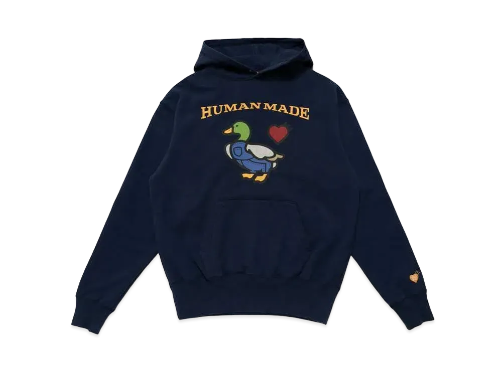 HUMAN MADE DUCK HOODIE "Navy"