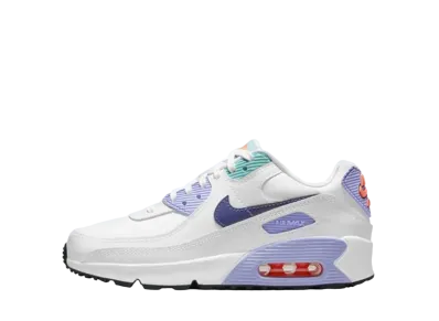 Nike GS Air Max 90 SE "White/Dark Purple Dust"