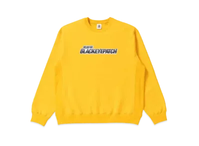 BlackEyePatch WANGAN LINE CREW SWEAT "Yellow"