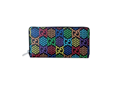 GUCCI GG Psychedelic Zip Around Wallet
