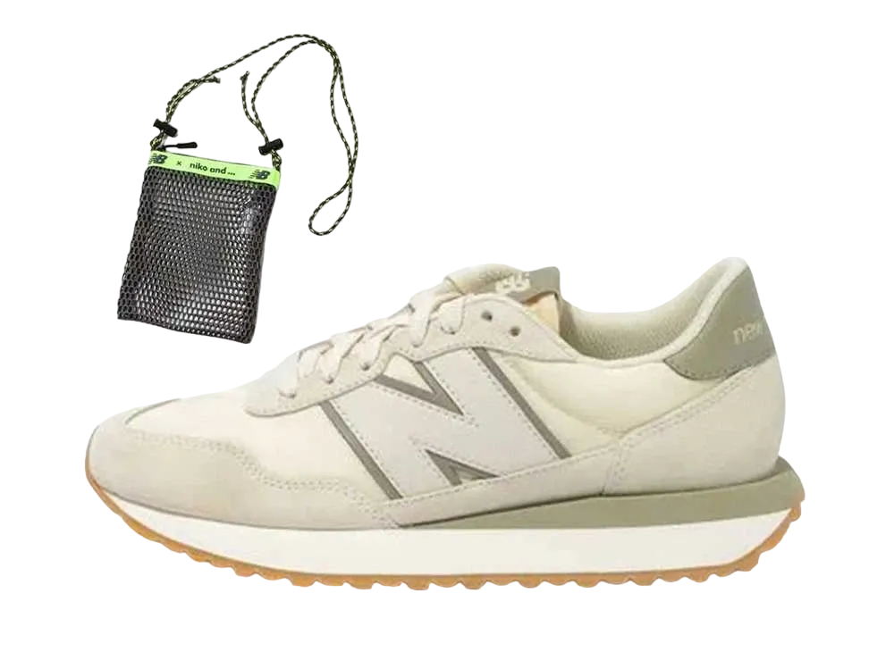 ニューバランス ウィメンズ MS237 "グレー/カーキ" (ノベルティ付き)