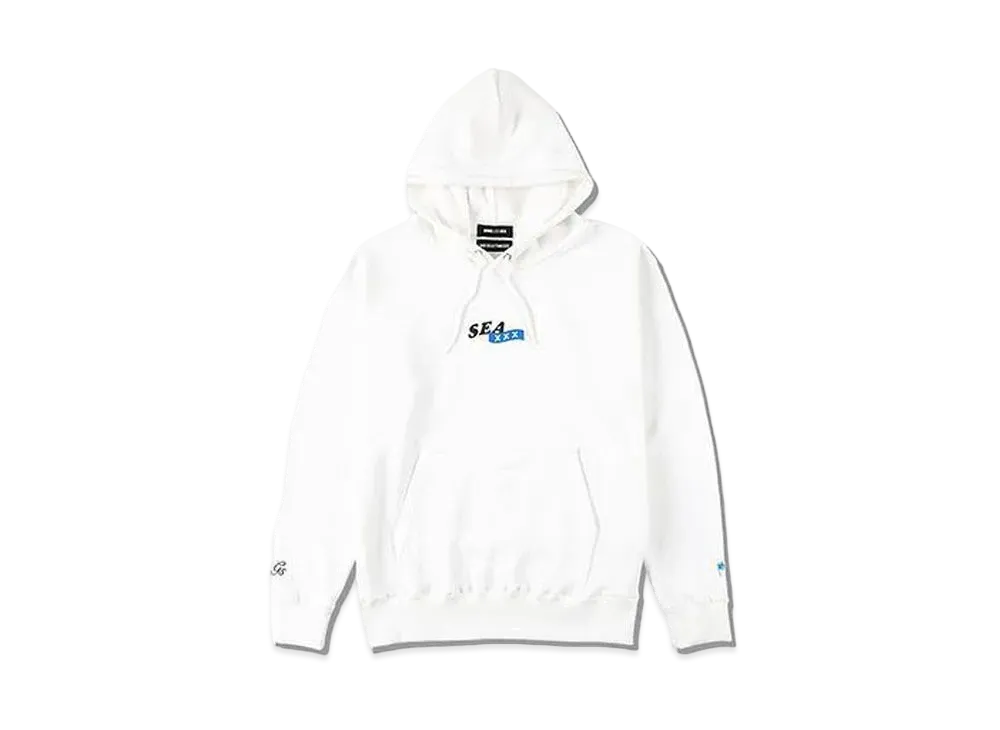 WIND AND SEA x XXX (CIRCLE-XXX) HOODIE "White"