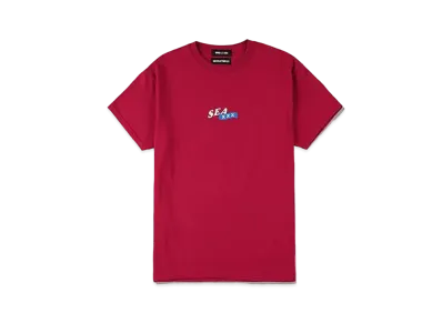 WIND AND SEA x XXX (CIRCLE-XXX) T-SHIRT "Burgandy"