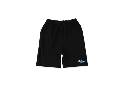 WIND AND SEA x XXX (CIRCLE-XXX) SWEAT SHORTS "Black"