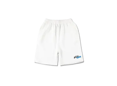 WIND AND SEA x XXX (CIRCLE-XXX) SWEAT SHORTS "White"