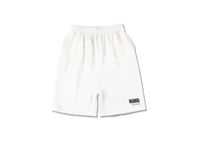 WIND AND SEA x XXX (MONOGRAM) SWEAT SHORTS "White"