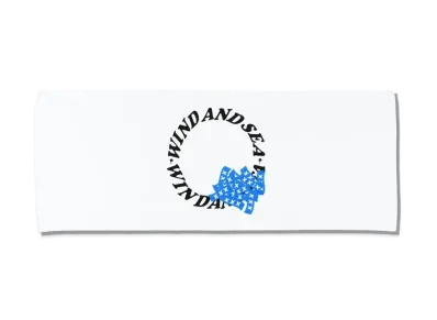WIND AND SEA x XXX (MONOGRAM) TOWEL "White"