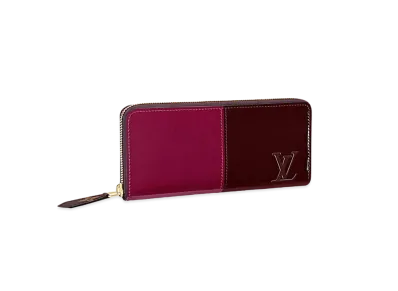 Louis Vuitton Vernis Portefeuille Miroir "Magenta"