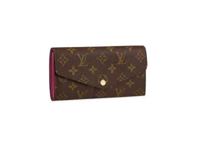 Louis Vuitton Monogram Sarah Wallet "Fuchsia"