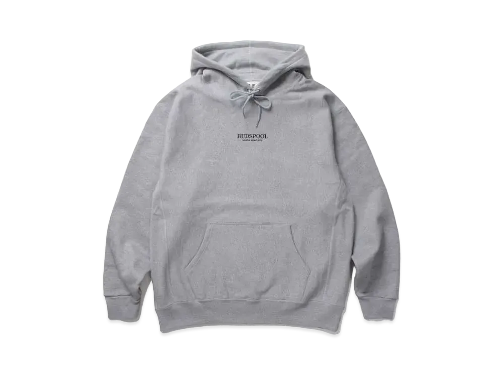 APHRODITEGANG SMOKE WEED ONLY HEAVY WEIGHT HOODED SWEAT SHIRT "Grey"