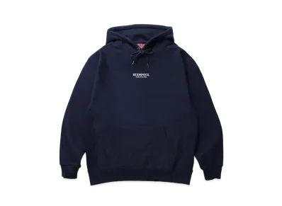 APHRODITEGANG SMOKE WEED ONLY HEAVY WEIGHT HOODED SWEAT SHIRT "Navy"
