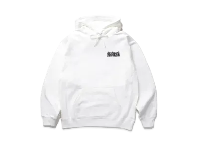 APHRODITEGANG NAMEDARUMA LOGO HEAVY WEIGHT HOODED SWEAT SHIRT "White"