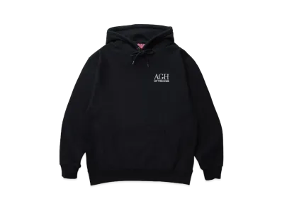 APHRODITEGANG AGH LOGO HEAVY WEIGHT HOODED SWEAT SHIRT "Black"