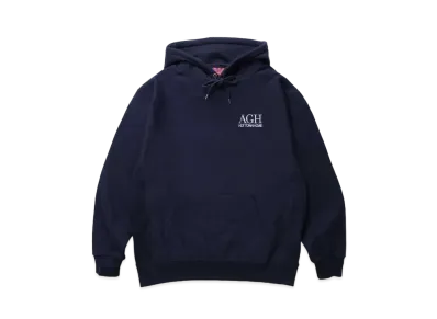 APHRODITEGANG AGH LOGO HEAVY WEIGHT HOODED SWEAT SHIRT "Navy"