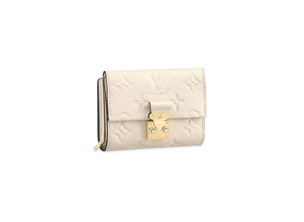 Louis Vuitton Metis Compact Wallet Monogram Empreinte "Creme"