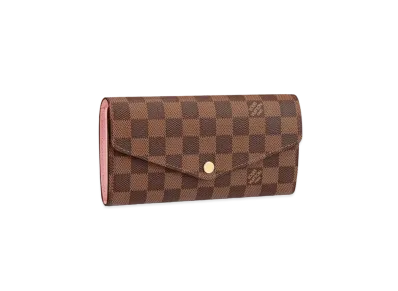 Louis Vuitton Damier Sarah Wallet "Rose Ballerine"