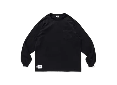 Wtaps BLANK LS 02 USA / TEE. COTTON "Black"