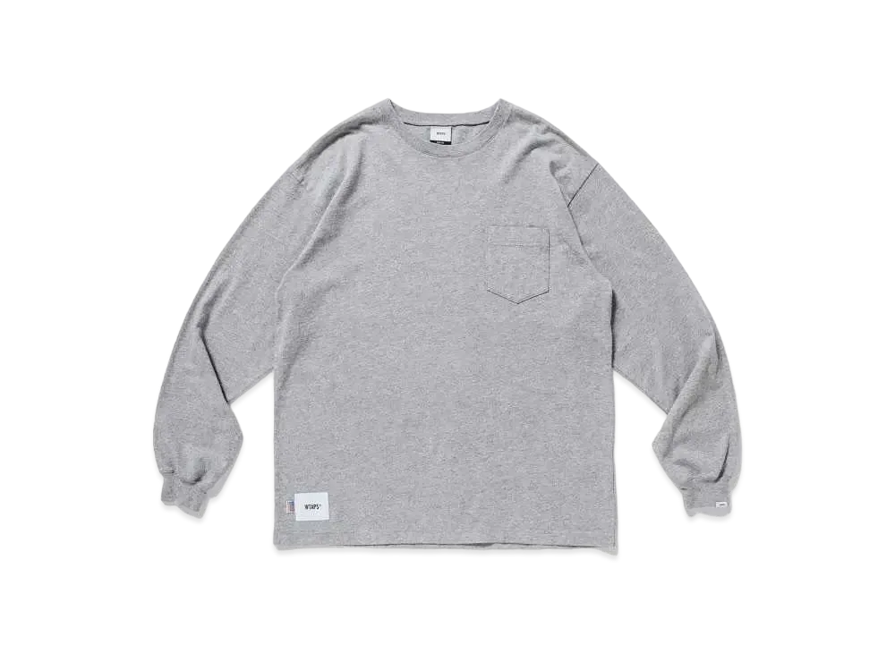 Wtaps BLANK LS 02 USA / TEE. COTTON "Gray"