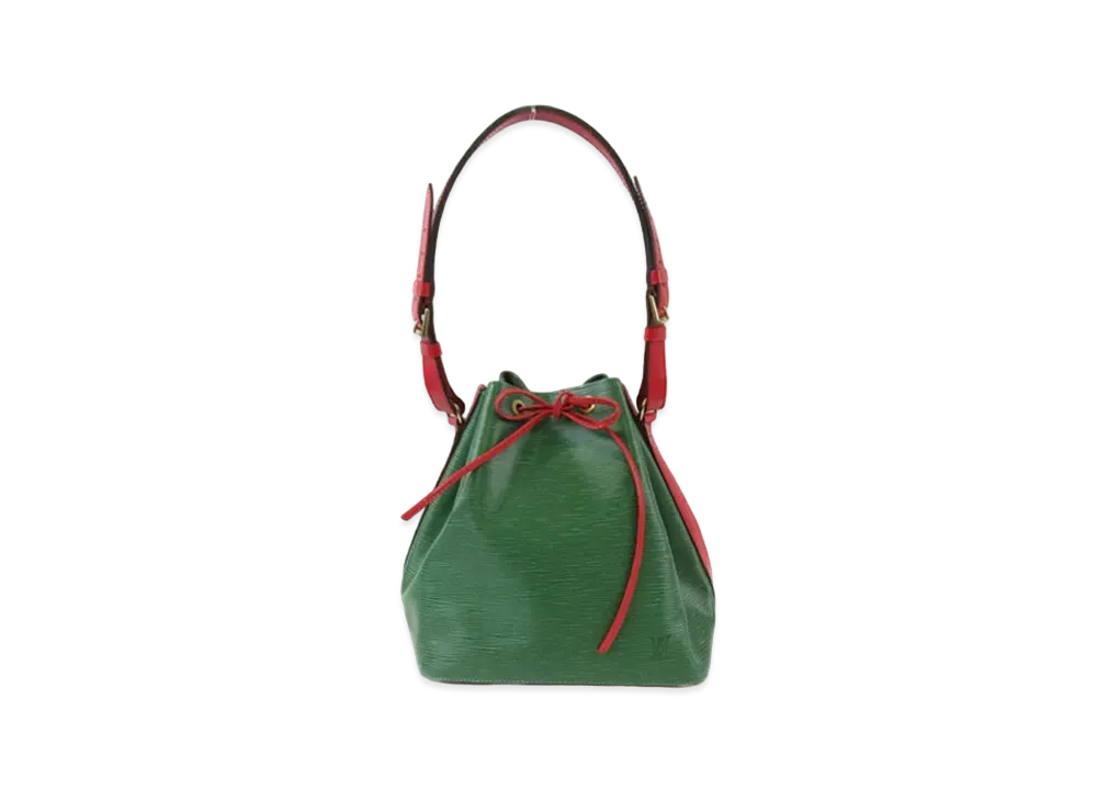 Louis Vuitton Epi Petit Noe "Green/Red"