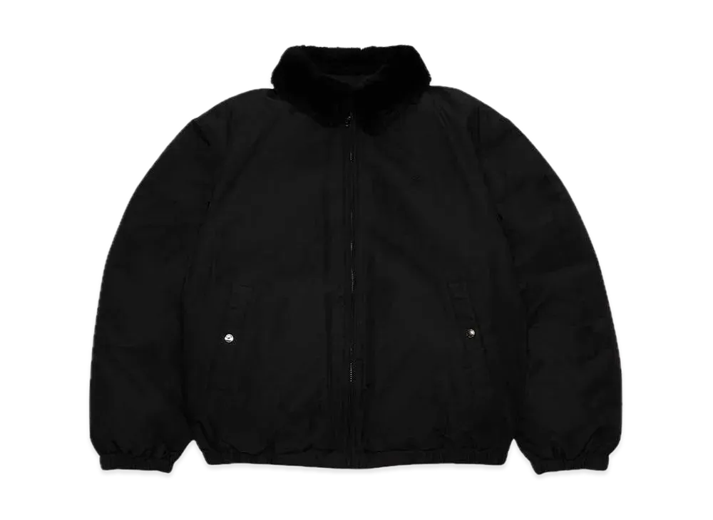 Supreme / Burberry Shearling Collar Down Puffer Jacket "Black"