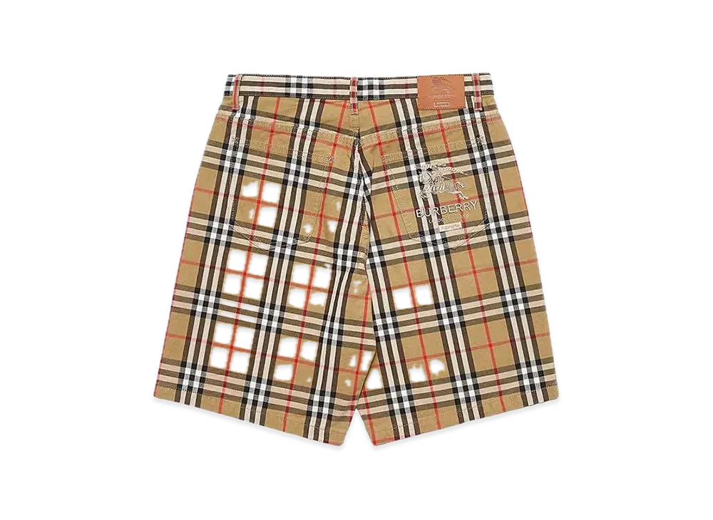 Supreme / Burberry Denim Short "Beige"