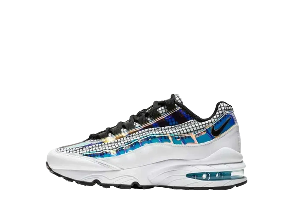 Nike GS Air Max 95 LV8 "White/Blue Glaze/Black"