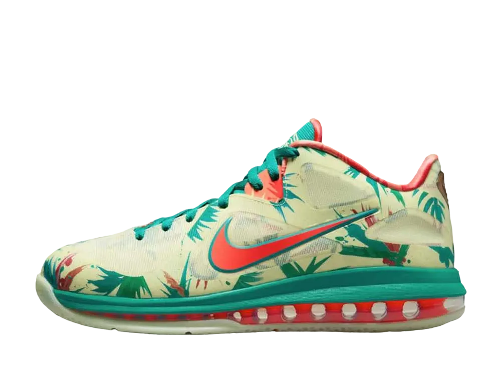 Nike LeBron 9 Low "White Lime and Bright Mango"