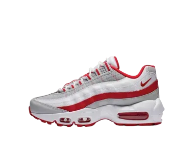 Nike GS Air Max 95 Recraft "Grey Fog/Hyper Red"