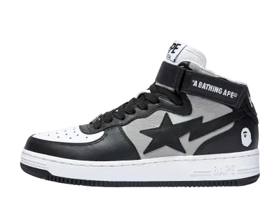 A BATHING APE®︎ BAPE STA Mid "Black"