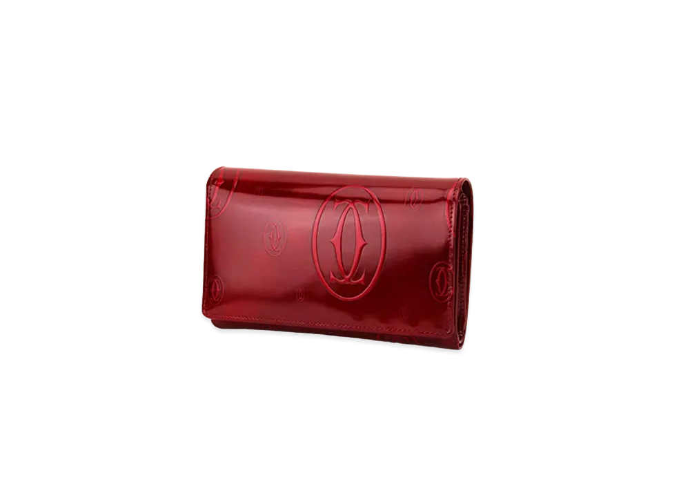 Cartier Happy Birthday Compact Wallet "Red"