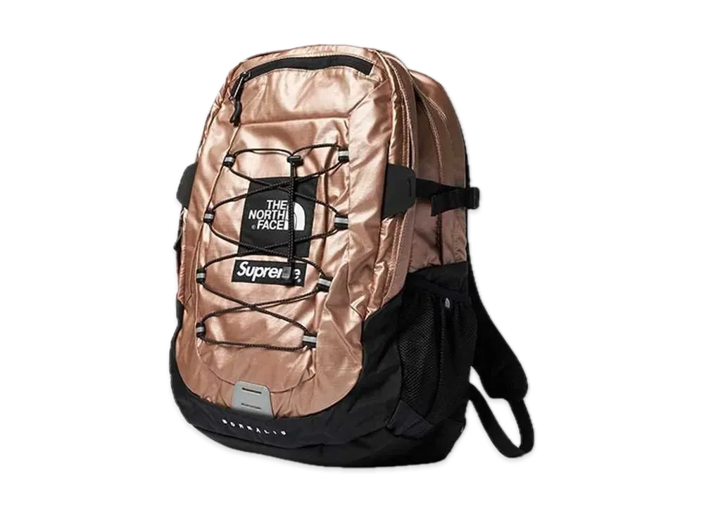 Supreme x The North Face Metallic Borealis Backpack "Pink"
