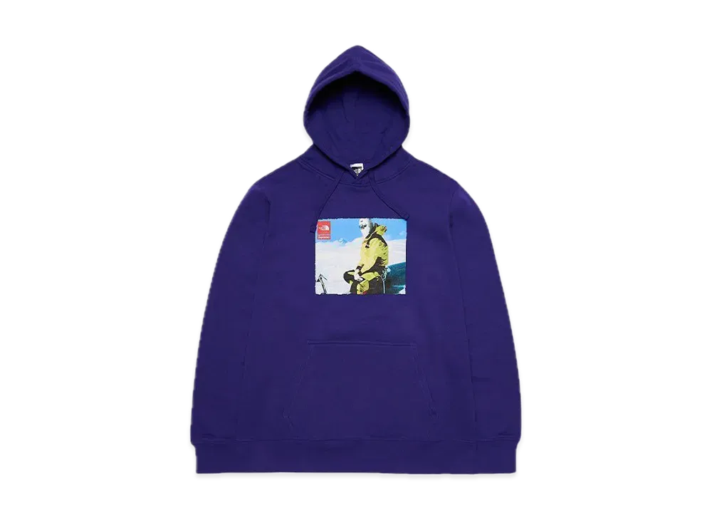 Supreme x The North Face Hooded Sweatshirt "Blue"