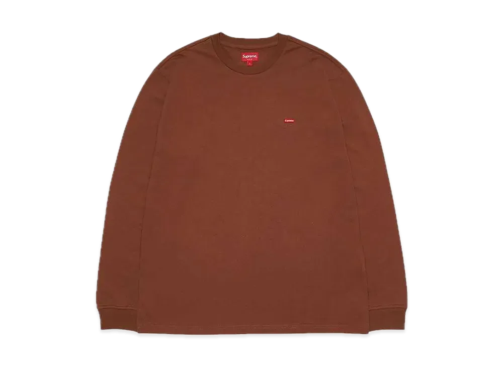 シュプリーム スモール ボックス L/S Tシャツ "ブラウン"(22SS)