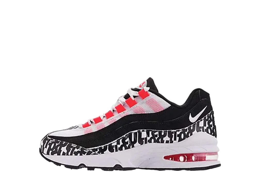ナイキ GS エアマックス95 プリント "ブラック/ホワイト/ブライトクリムゾン" (キッズ)