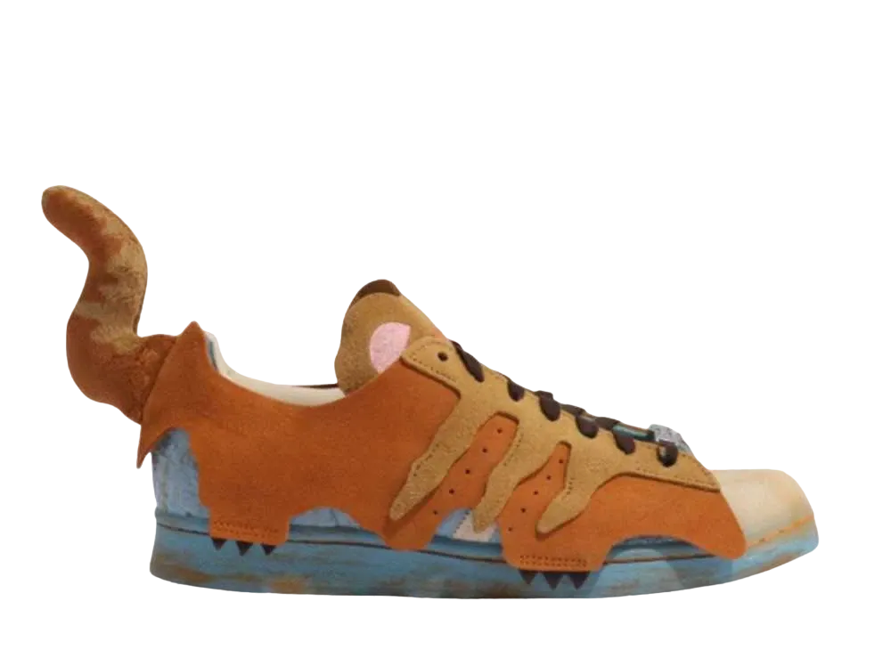 アディダス SST "クリア ブルー/エクルティント/オレンジ ラッシュ"