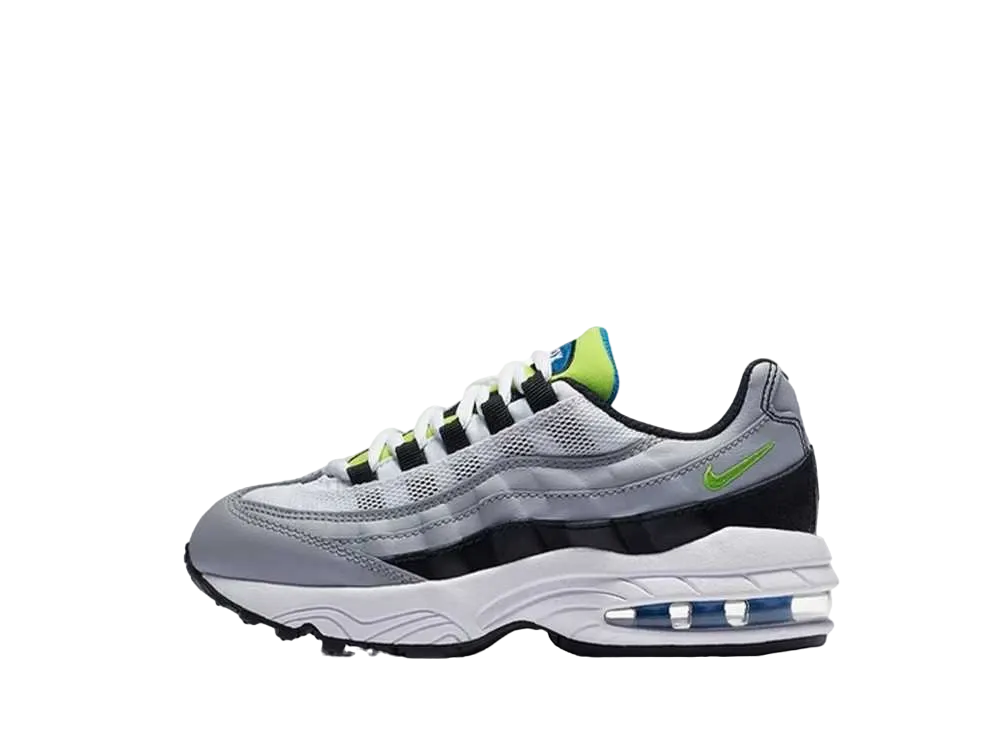 ナイキ PS エアマックス95 "ウルフグレー/サイバーフォトブルー" (キッズ)