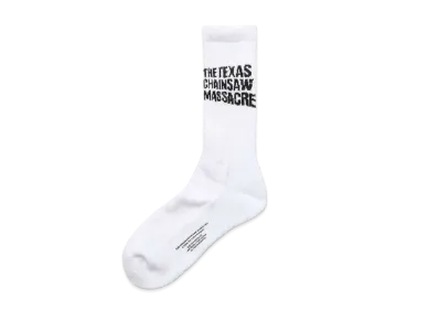 WACKO MARIA THE TEXAS CHAINSAW MASSACRE / SPORTS SOCKS "White/Black"