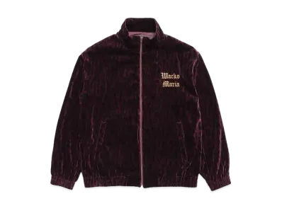 WACKO MARIA LEOPARD VELVET JACKET "Burgundy"