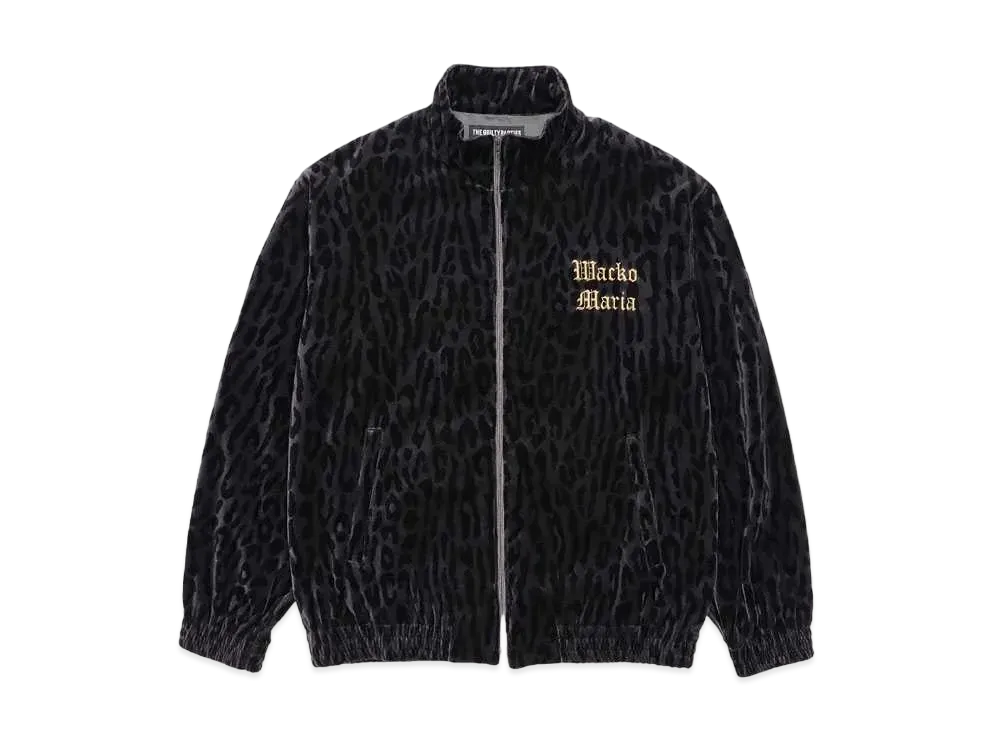 WACKO MARIA LEOPARD VELVET JACKET "Gray"