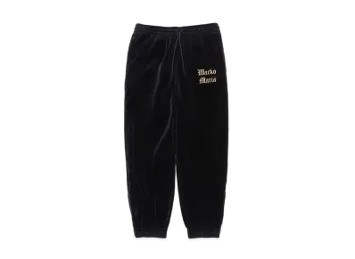 WACKO MARIA VELVET PANTS "Black"
