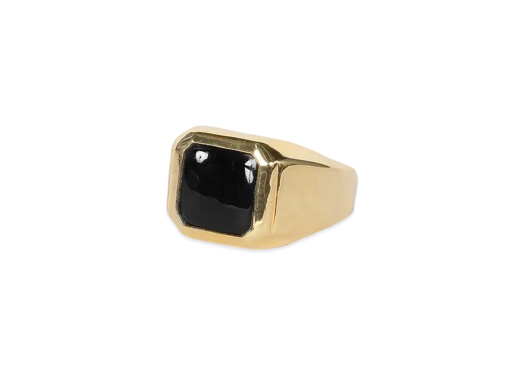 WACKO MARIA SIGNET RING "Gold"