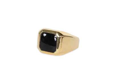 WACKO MARIA SIGNET RING "Gold"