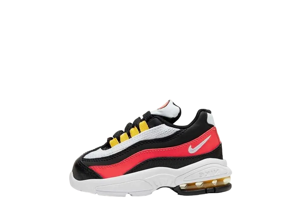 Nike TD Air Max 95 "White/Bright Crimson Black"