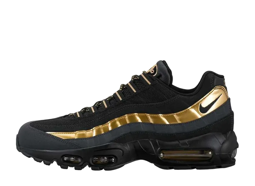 ナイキ エアマックス95 "ブラック/メタリックゴールド"