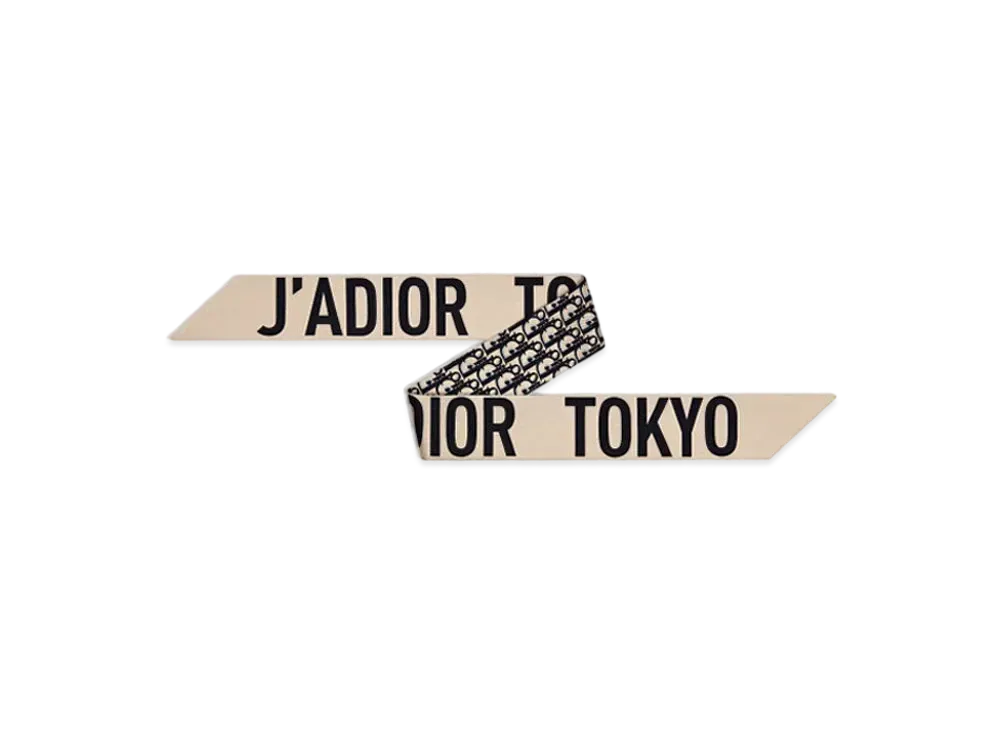 Dior J’ADIOR TOKYO Mitzah Scarf Dior Oblique "Navy"