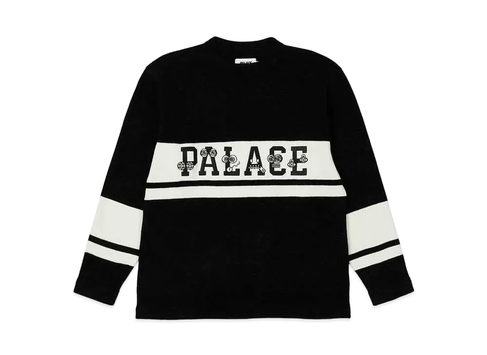 PALACE CHENILLE KNIT "Black/White"