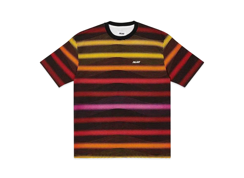 PALACE WAVEY STRIPE T-SHIRT "Black"